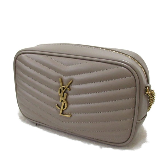 Saint Laurent Chain Shoulder Bag Beige - Picture 3 of 9